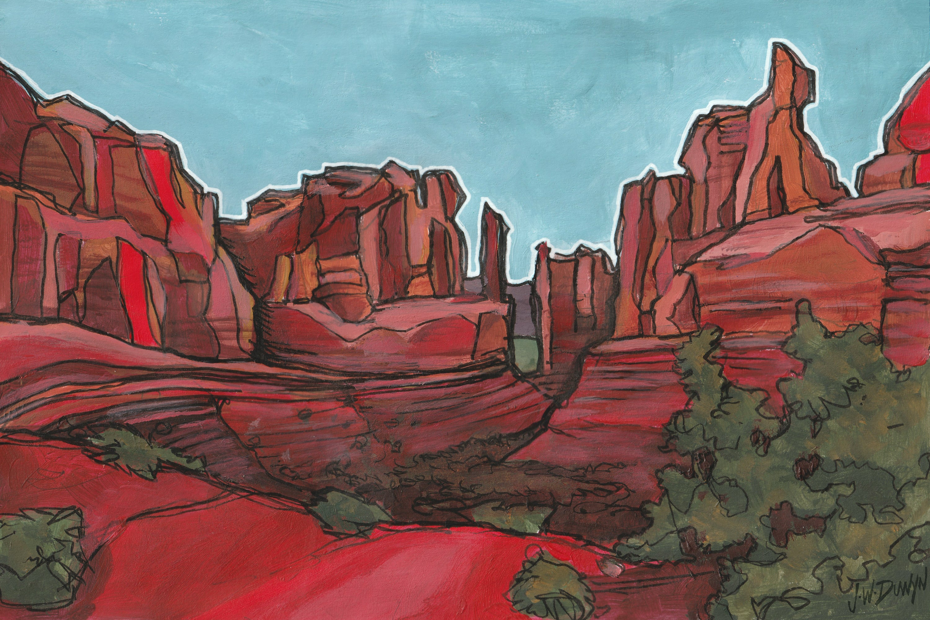 Landscapes: The Red Desert-2