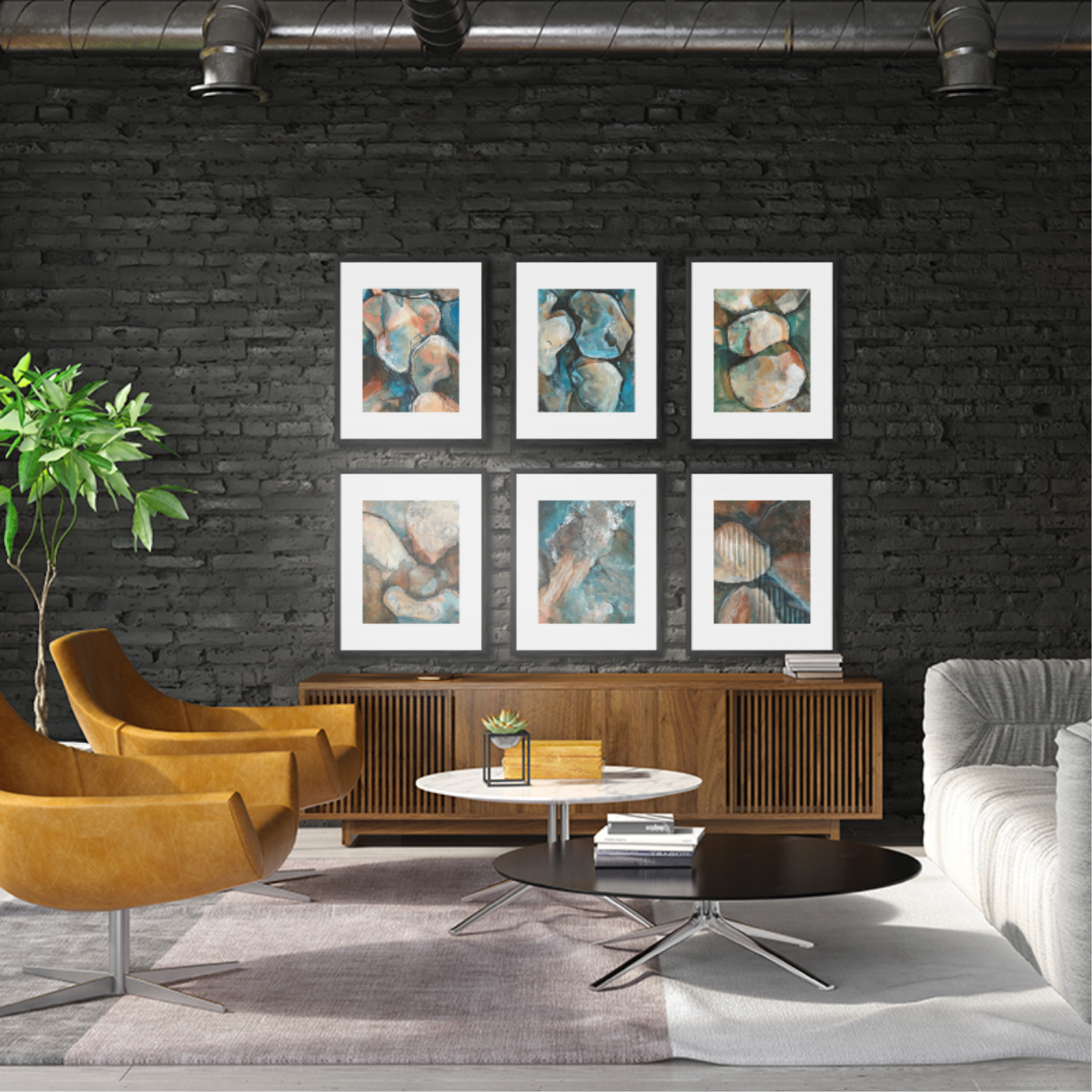 Abstract Collection (six print set)-4