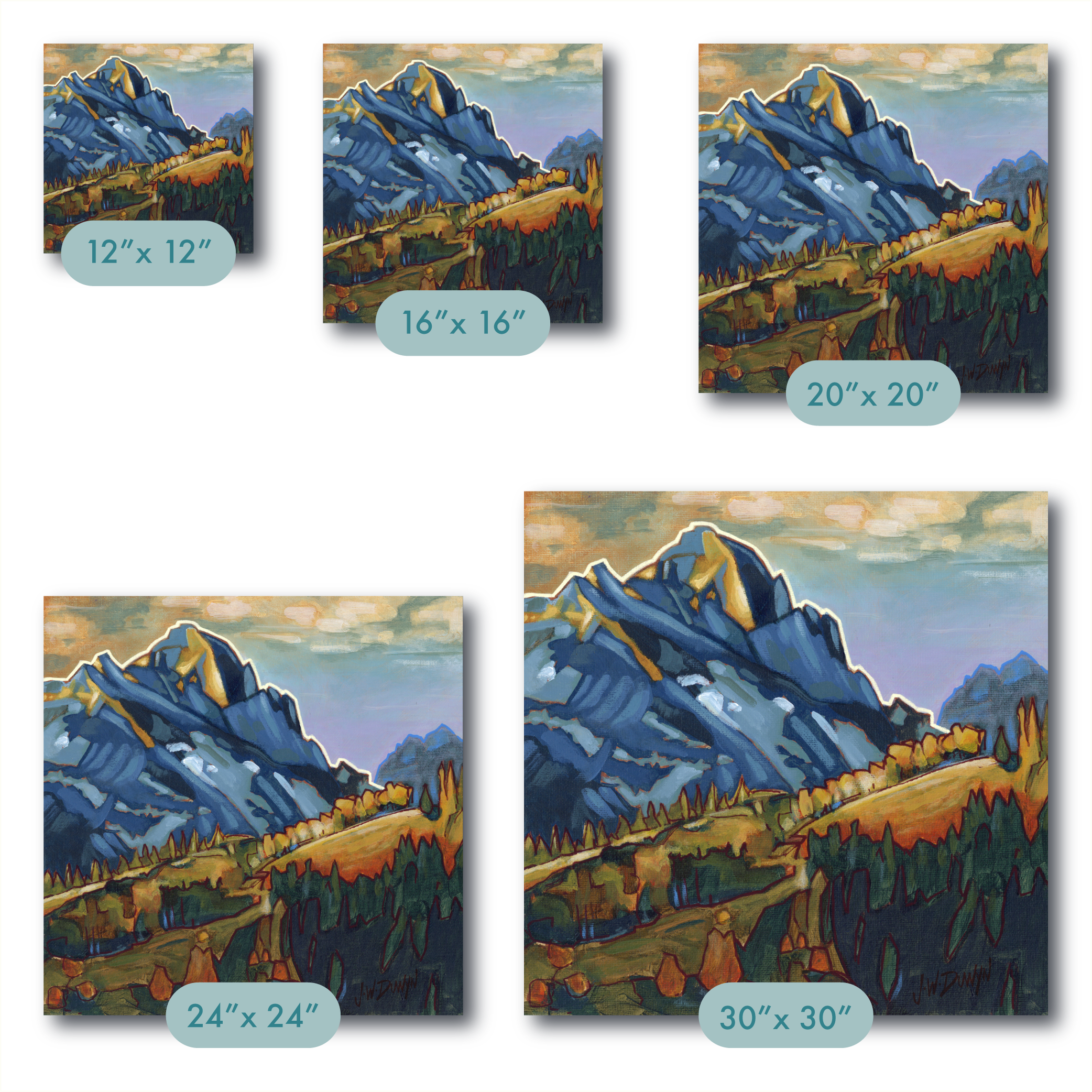 The Rockies No1 (Canvas)-7