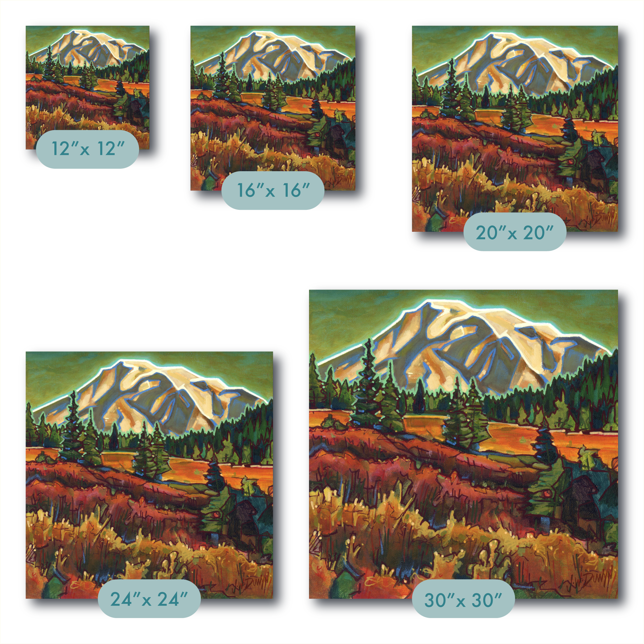 The Rockies No2 (Canvas)-7