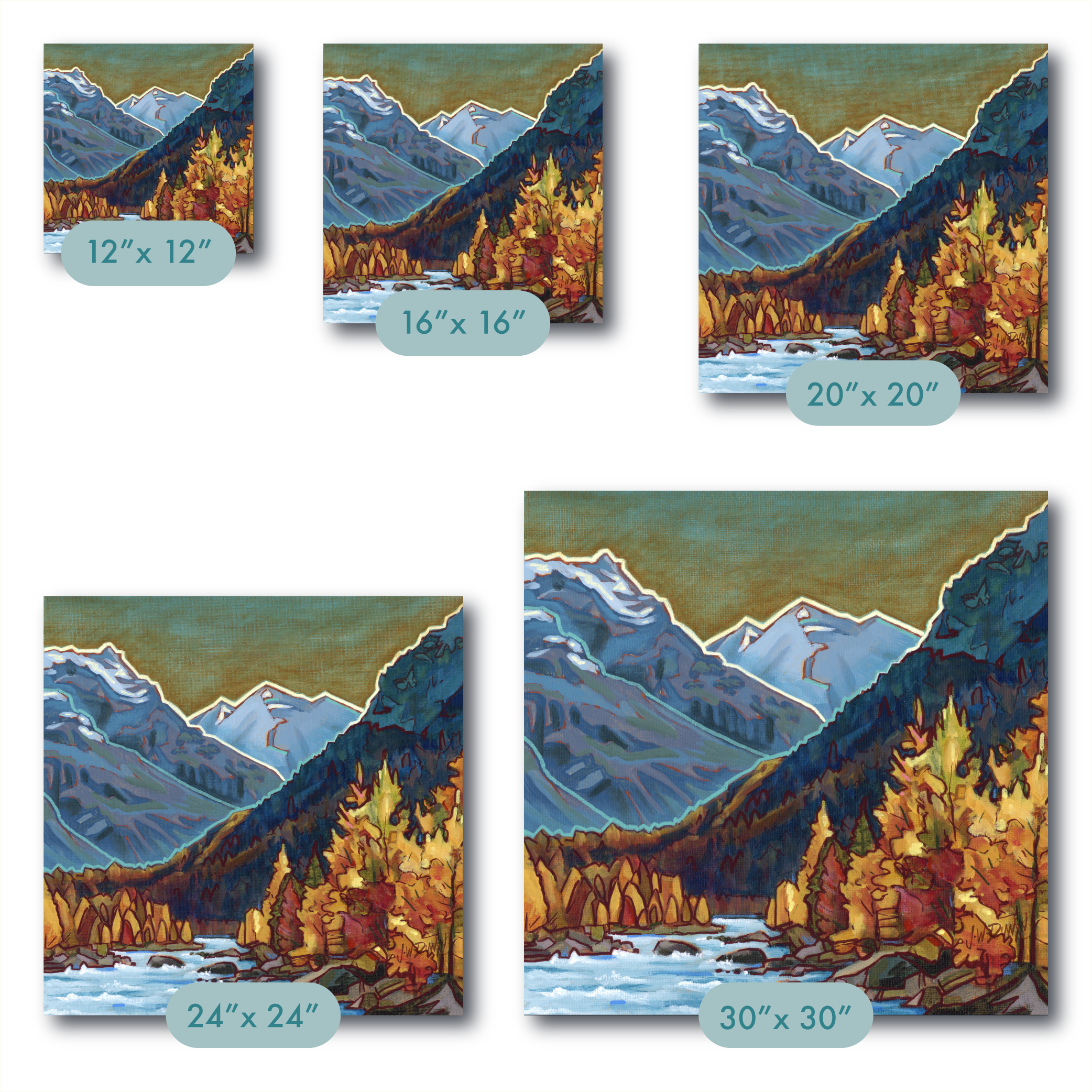 The Rockies No5 (Canvas)-7