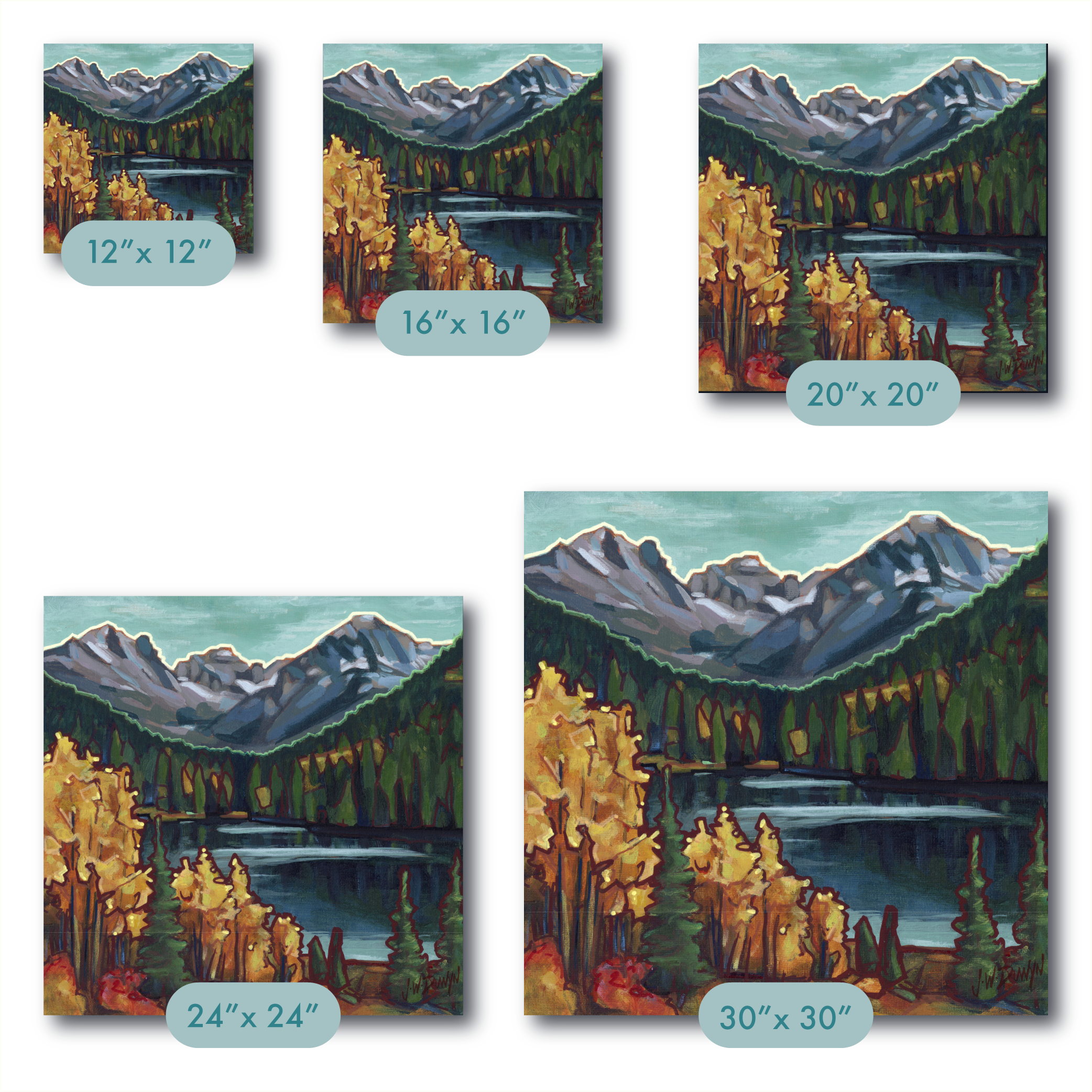 The Rockies No6 (Canvas)-2