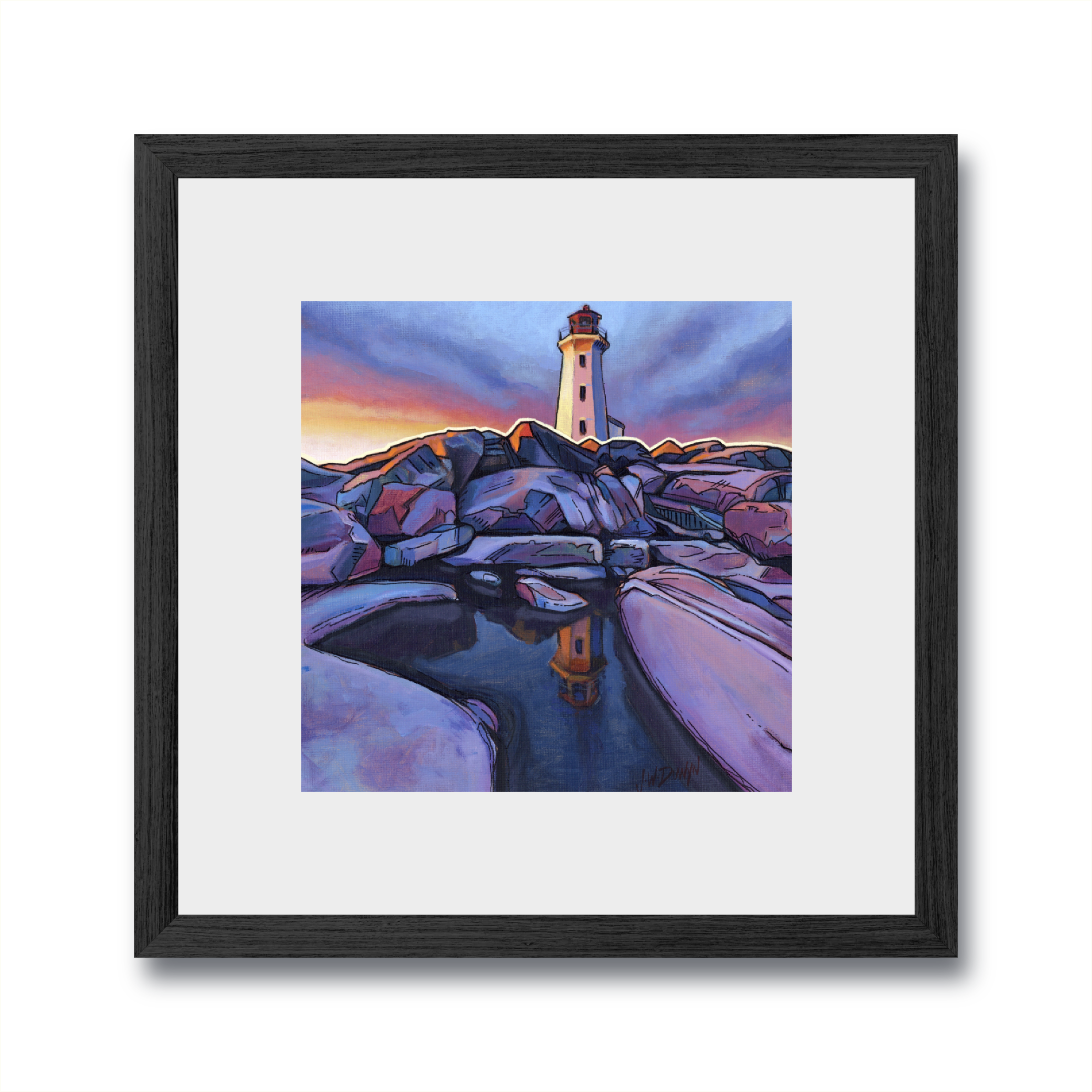 Lighthouse at Sunset