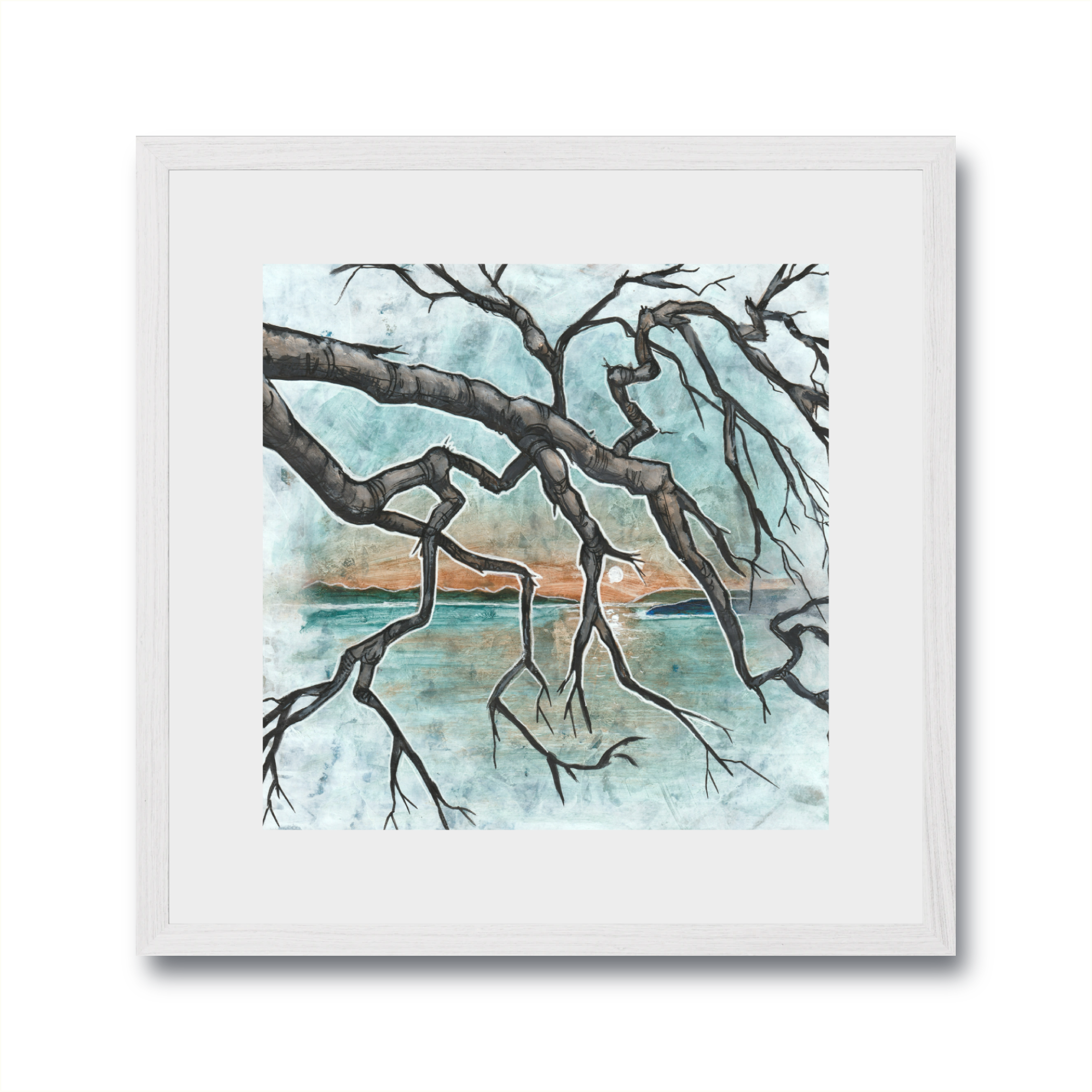 Landscapes: Branches Over the Lake