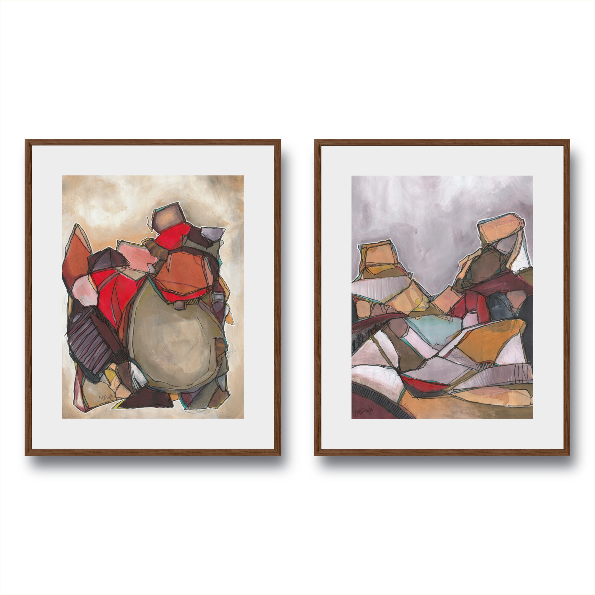Polylithic Pair (two print set)