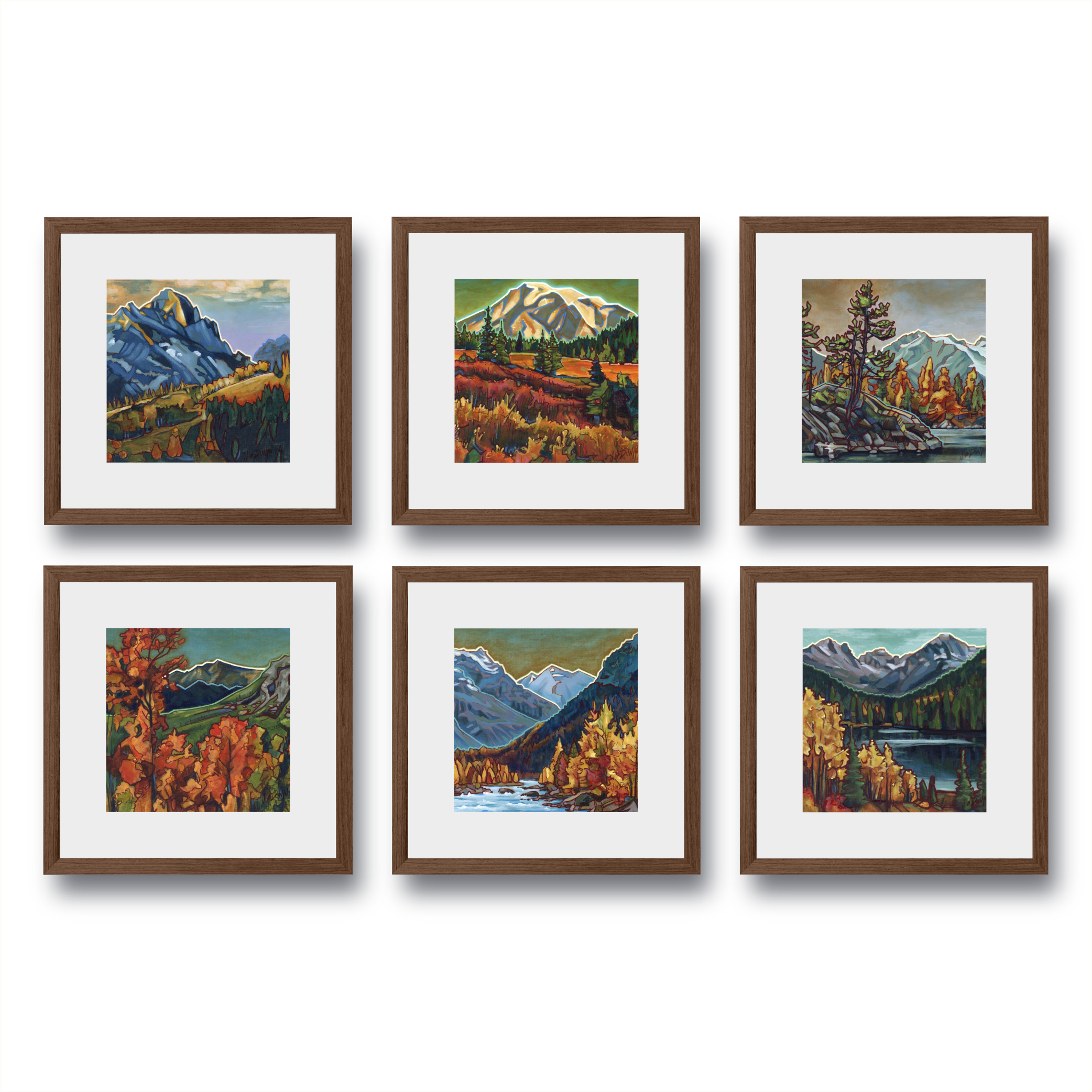 The Rockies Collection (six print set)