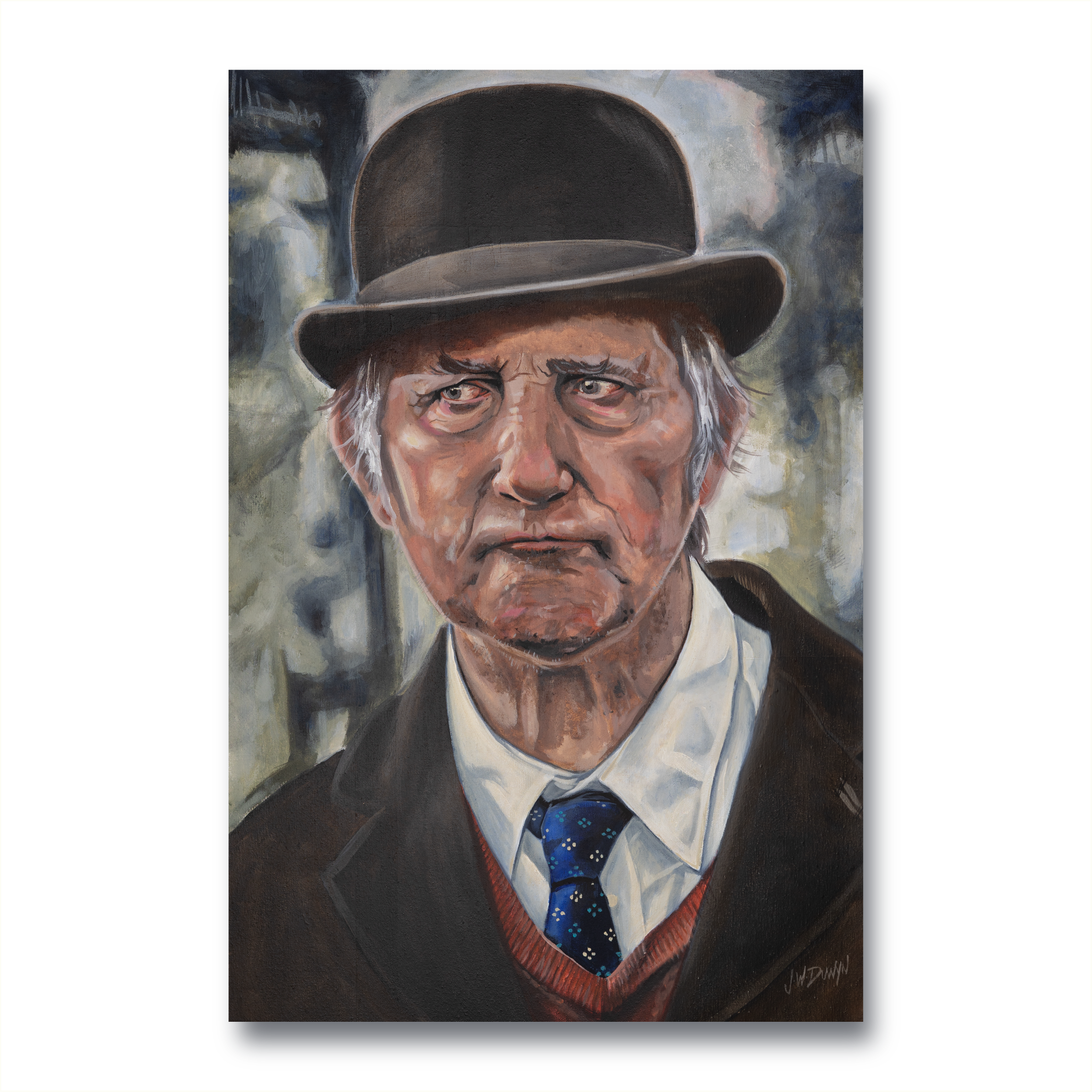 Man In A Bowler Hat (Canvas)
