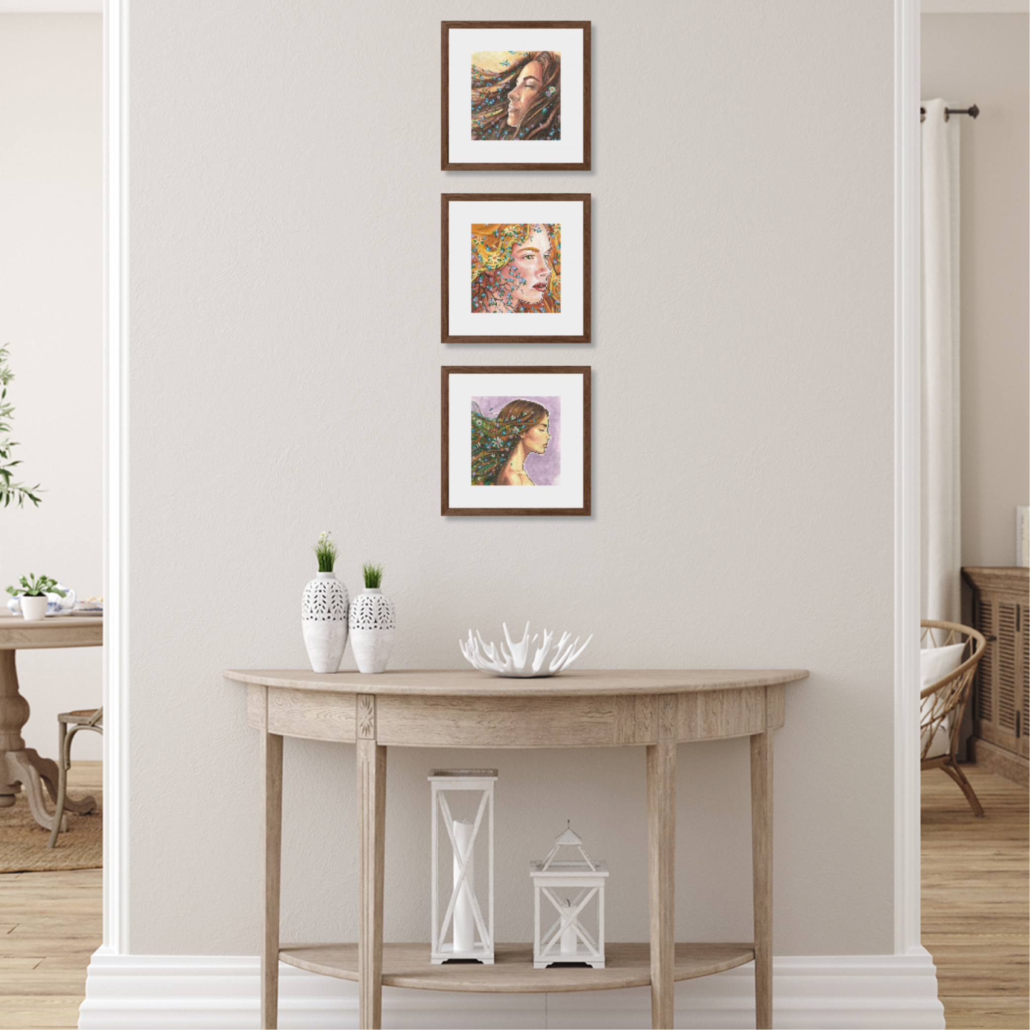 The Goddesses of Nature Collection (three print set)-6