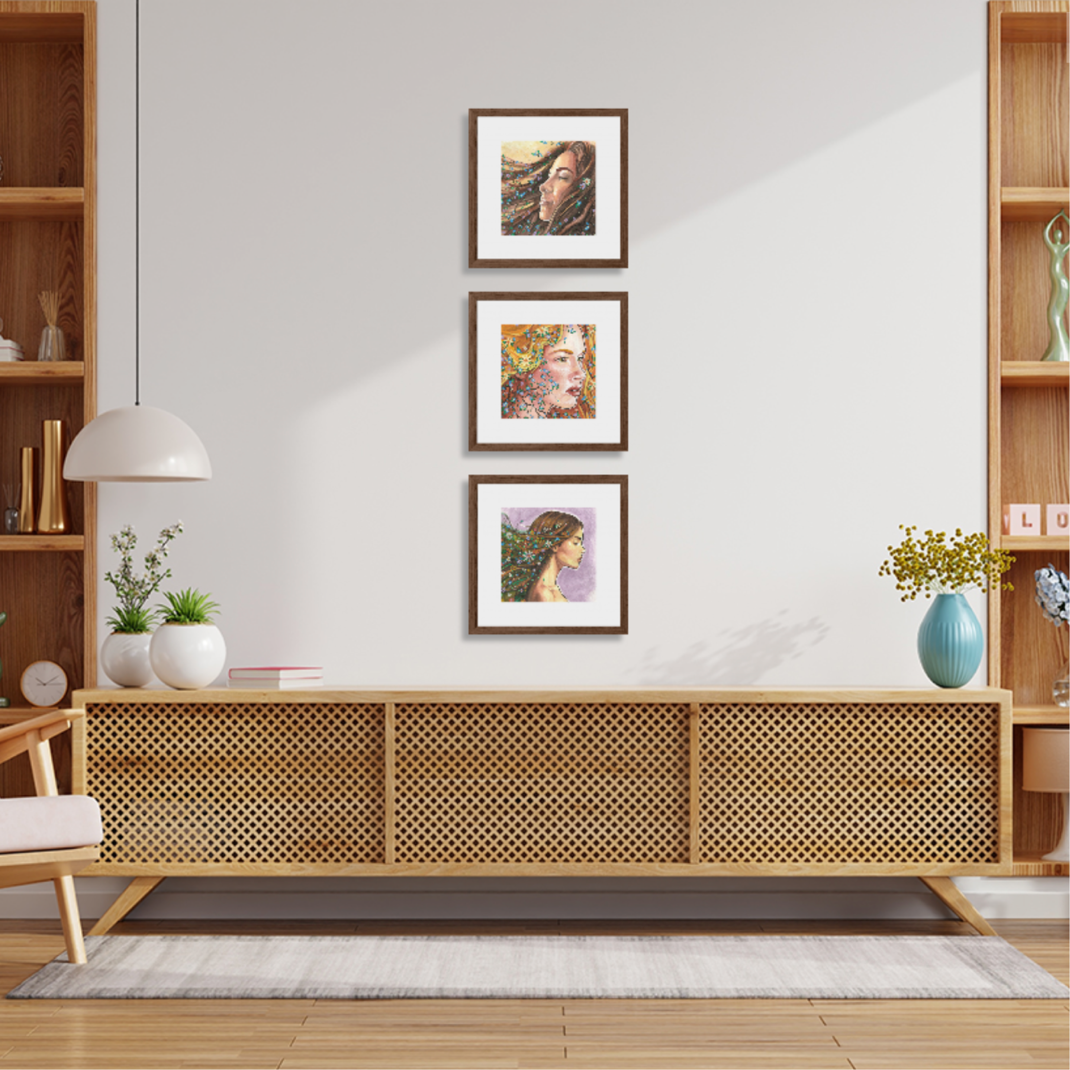The Goddesses of Nature Collection (three print set)-3