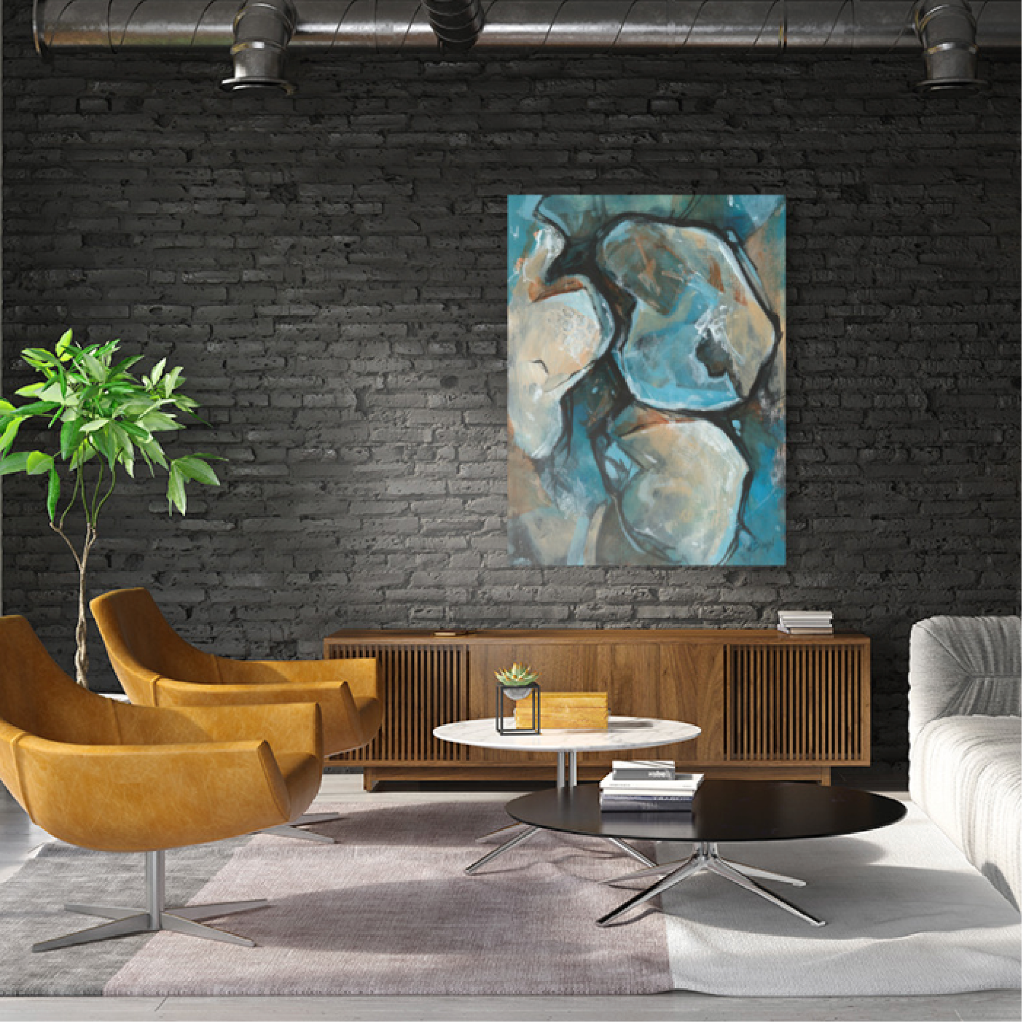 Abstraction No2 (Canvas)-5