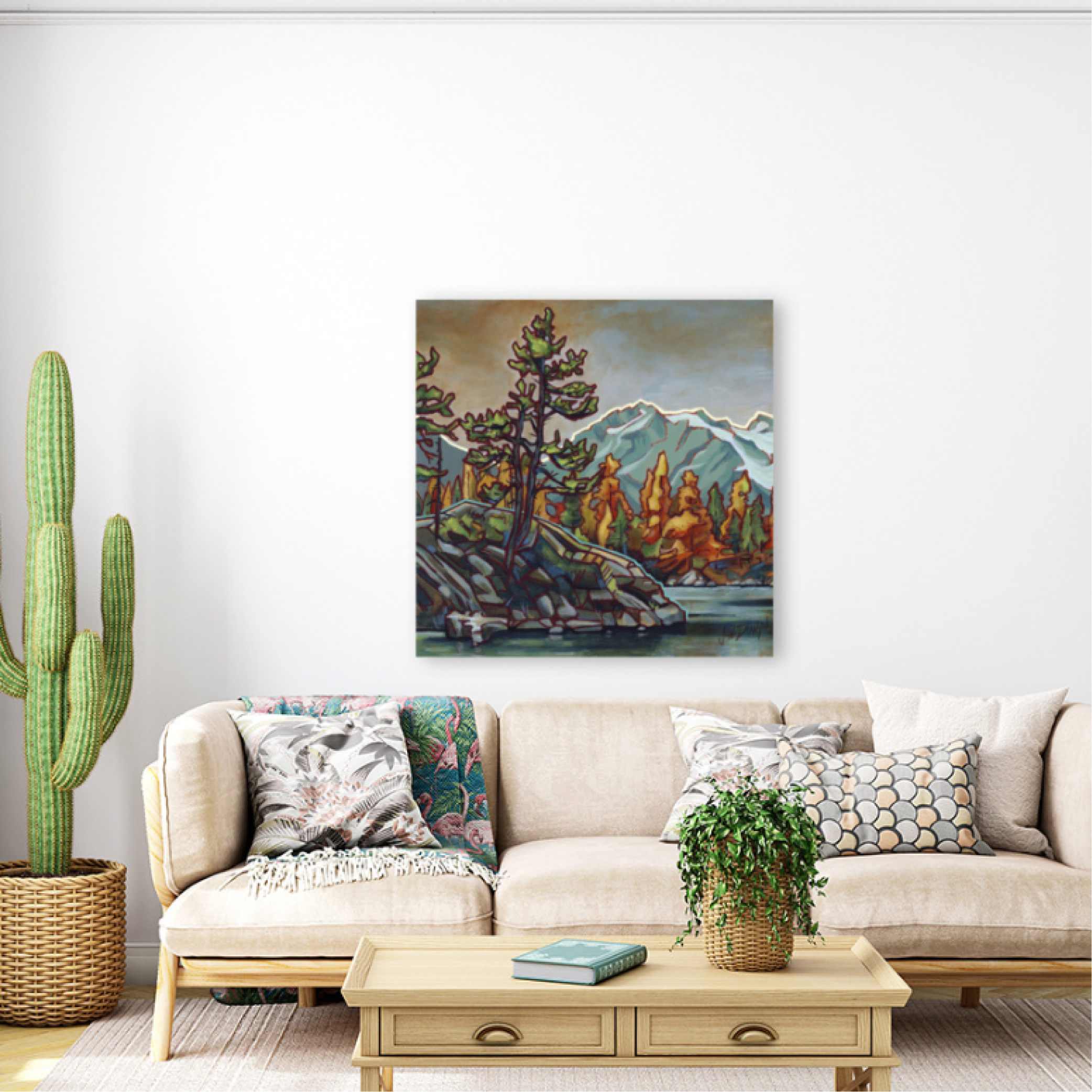 The Rockies No3 (Canvas)-3